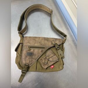 Diesel Vtg Y2K canvas messenger bag